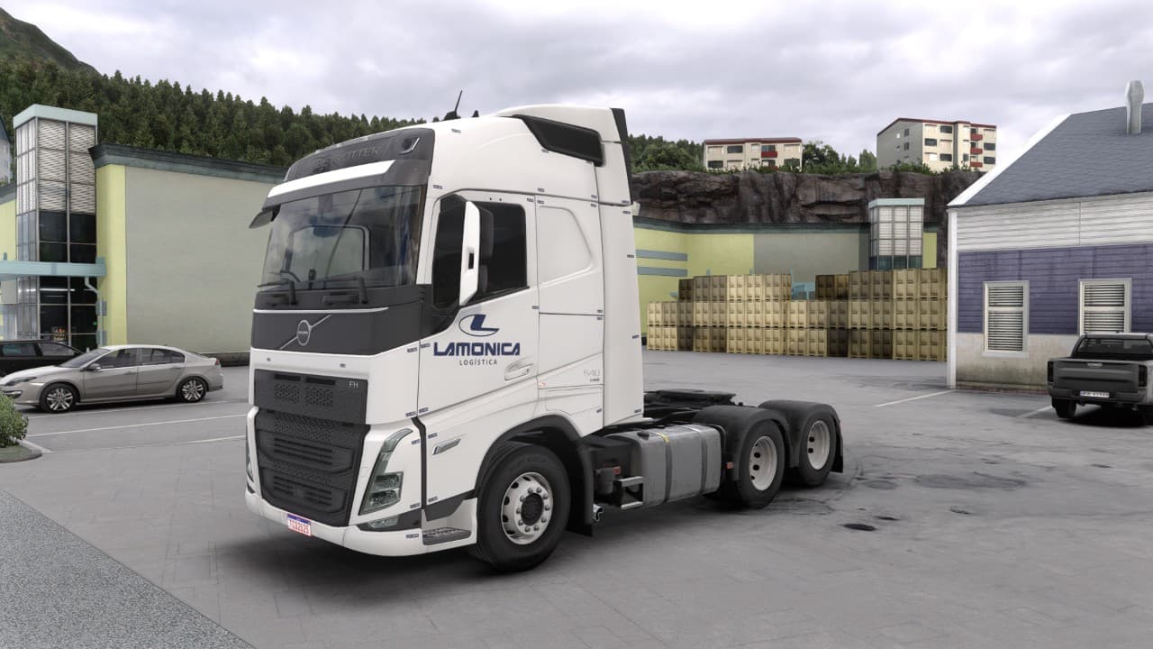 Skin Lamonica Transportes Volvo FH5/6 Tonho Nunes