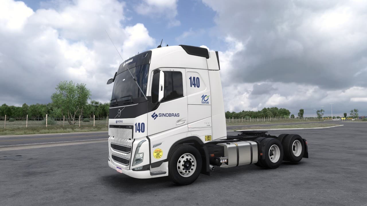 Skin Sinobras Transportes Volvo FH5/6 Tonho Nunes