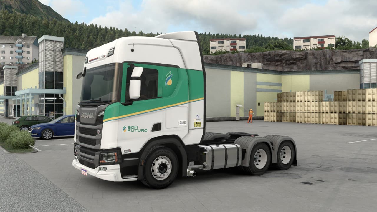 Skin Bom FuturoTransportes Scania NTG Tonho Nunes