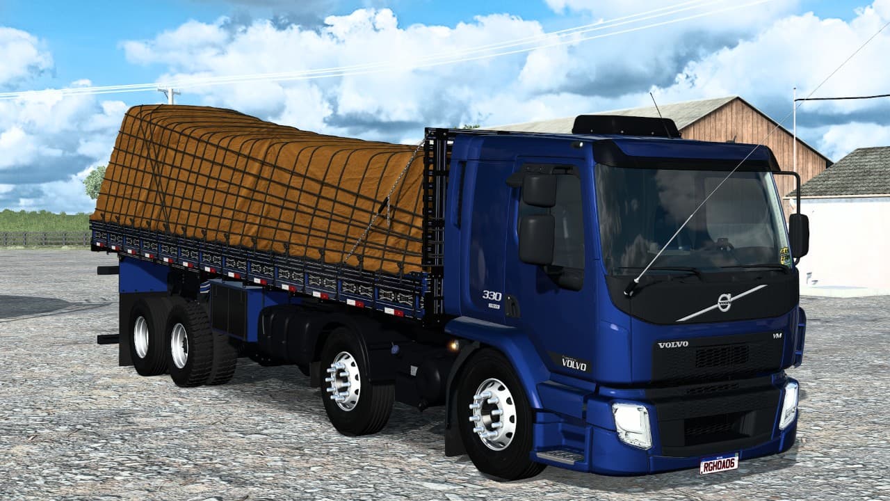 Volvo VM 330 2021 8x2 Carroceria Livre Edit