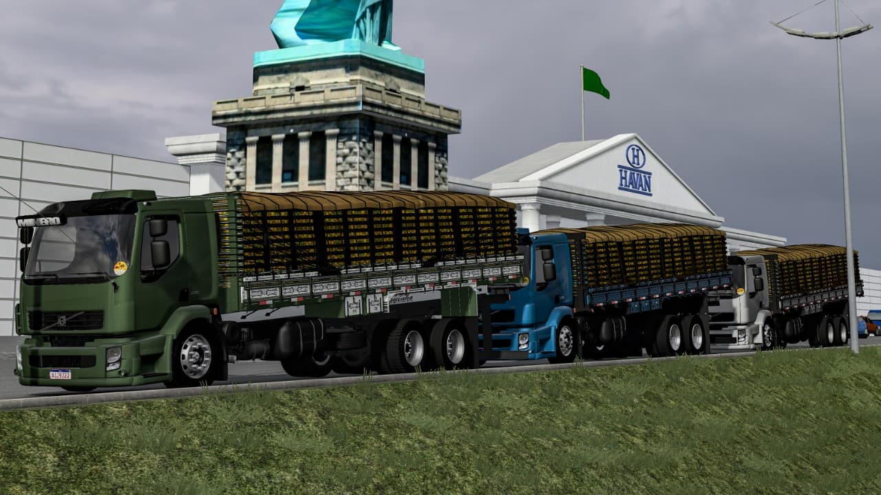 Carga de laranja a granel para grade baixa truck/bitruck