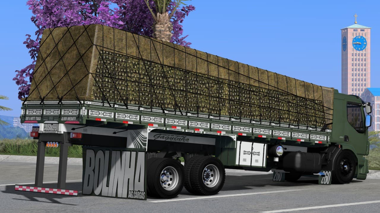 Cargas de Abacaxi para grade baixa truck/bitruck