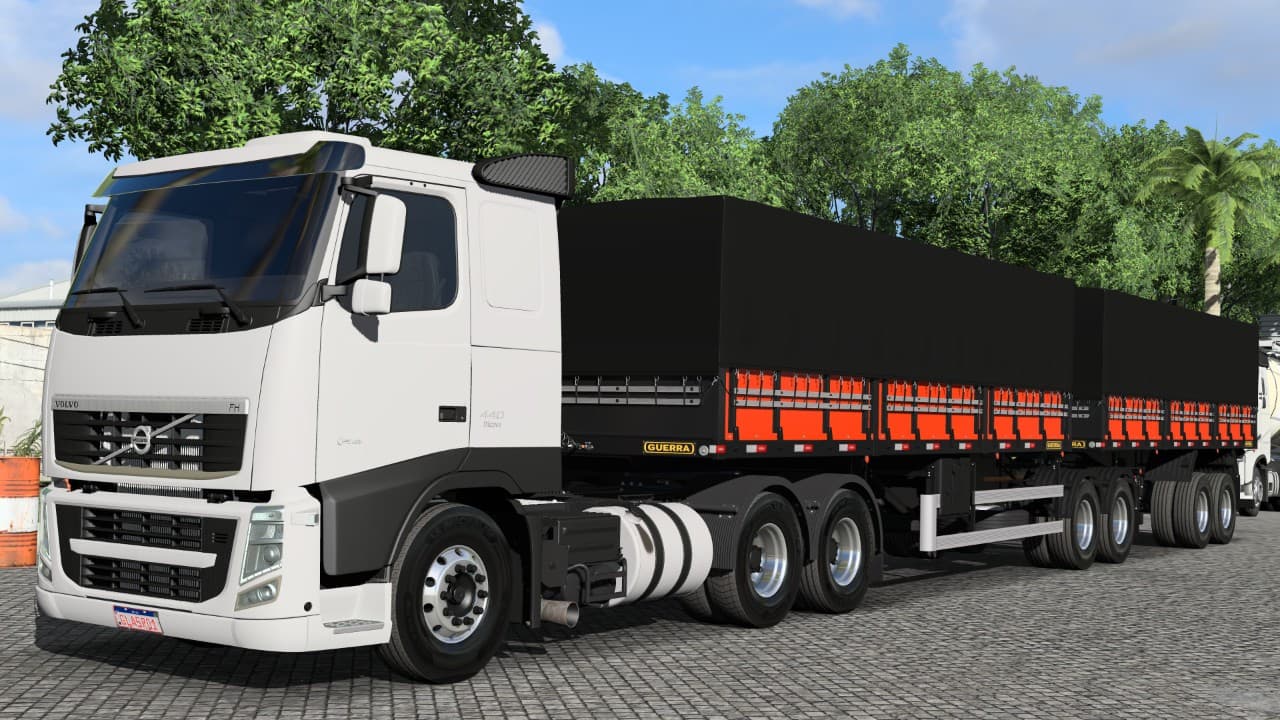 Volvo fh+bitrem guerra