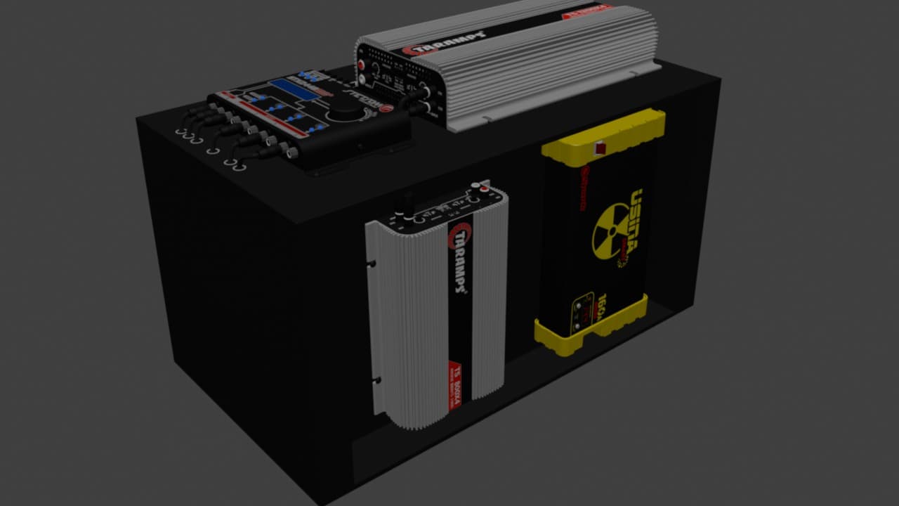 Caixa De Módulos 3D