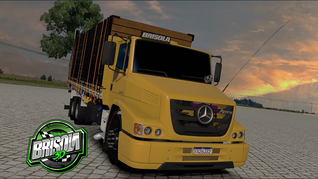 MERCEDES-BENZ ATRON 2324 — PORTA ABERTA