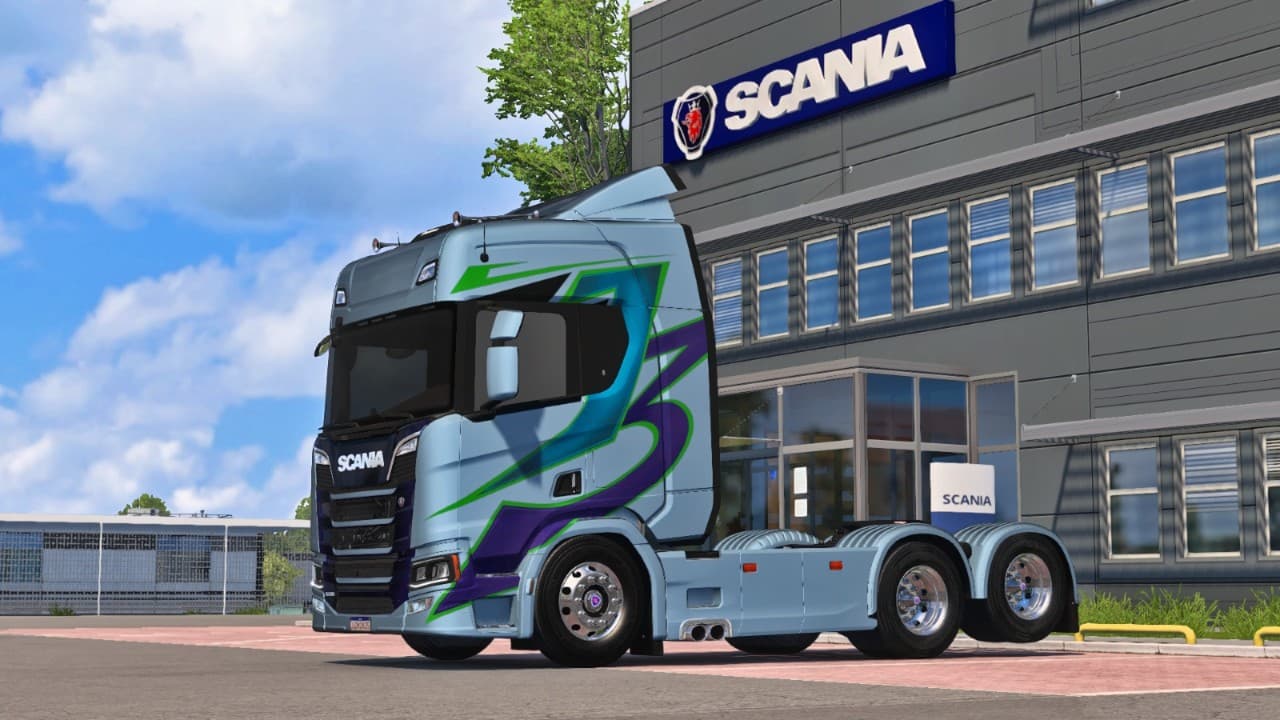 Skin Scania NTG LG euro5_6 Grafitada (TR SONECA)