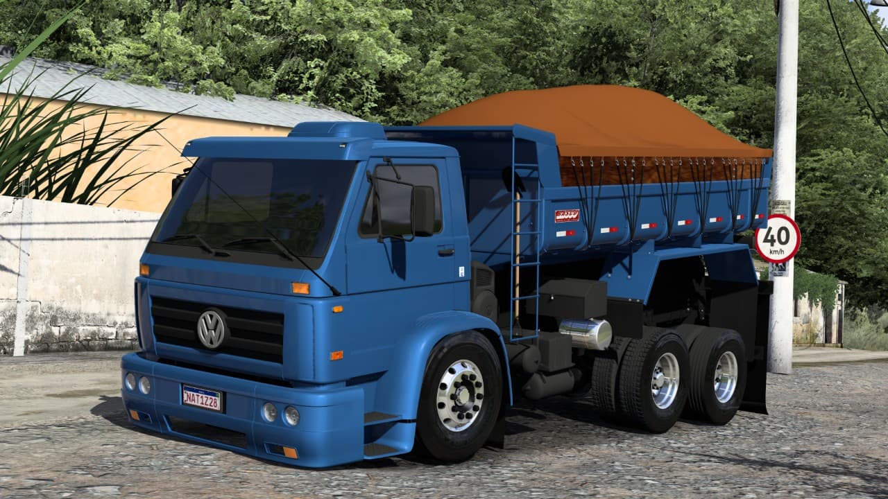 Vw Titan/Fuscão Caçamba Paulista